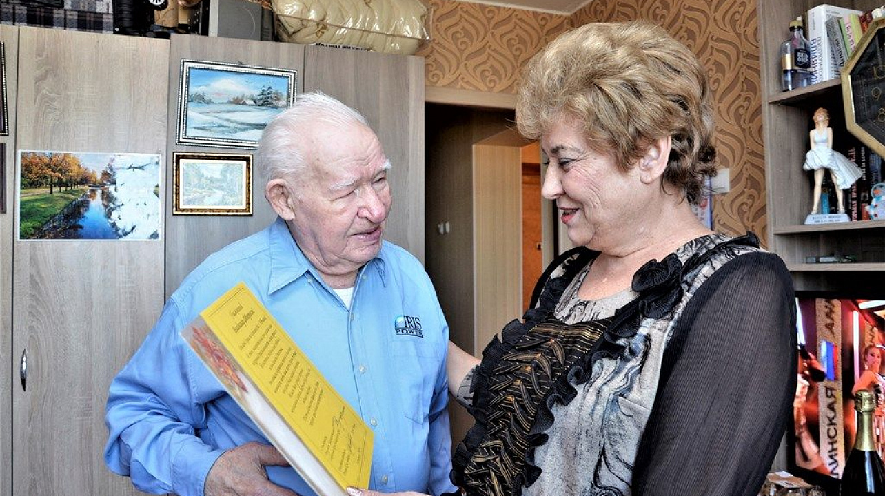 Участник  Великой Отечественной войны Владимир Бухенко отметил 95- летие