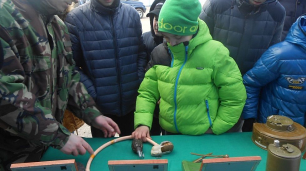 Юные боксеры Западного округа посетили ОМОН ГУ МВД России по Краснодарскому краю