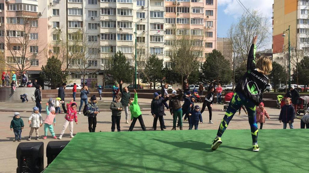 В Юбилейном микрорайоне состоялся мастер - класс по танцевальному фитнесу