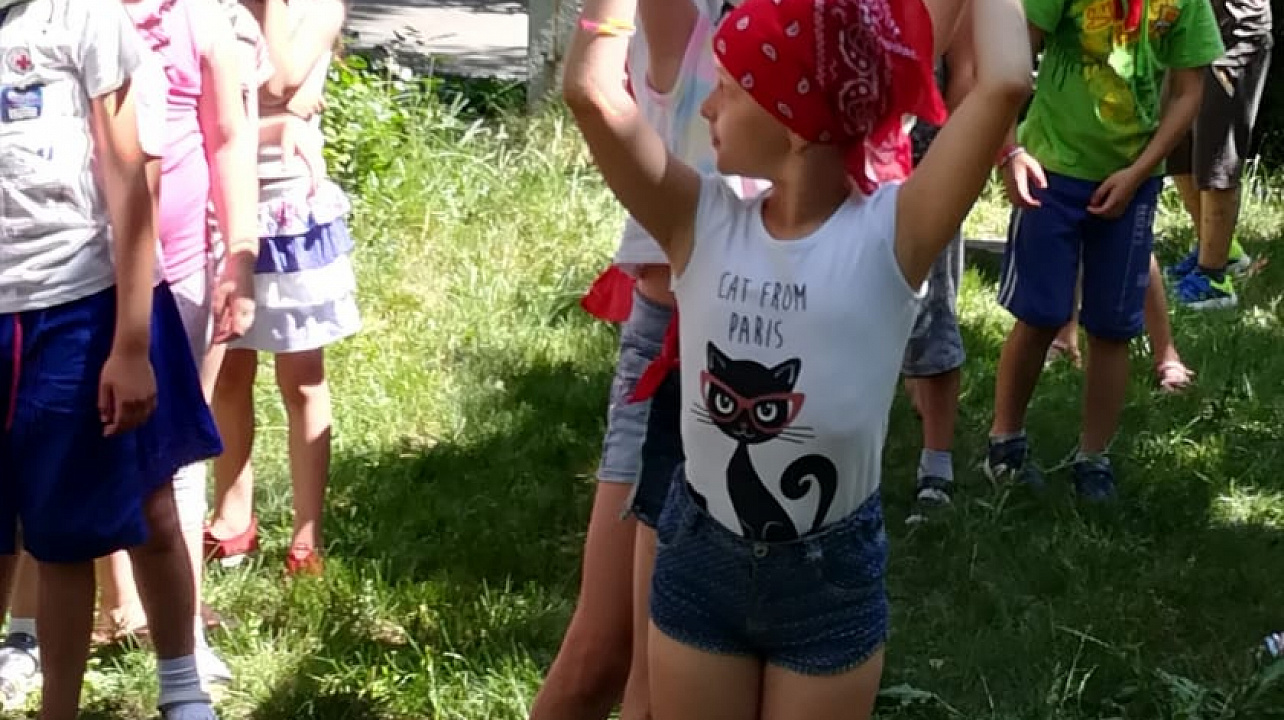 Инструкторы по спорту организовали с детьми на площадках профилактические мероприятия