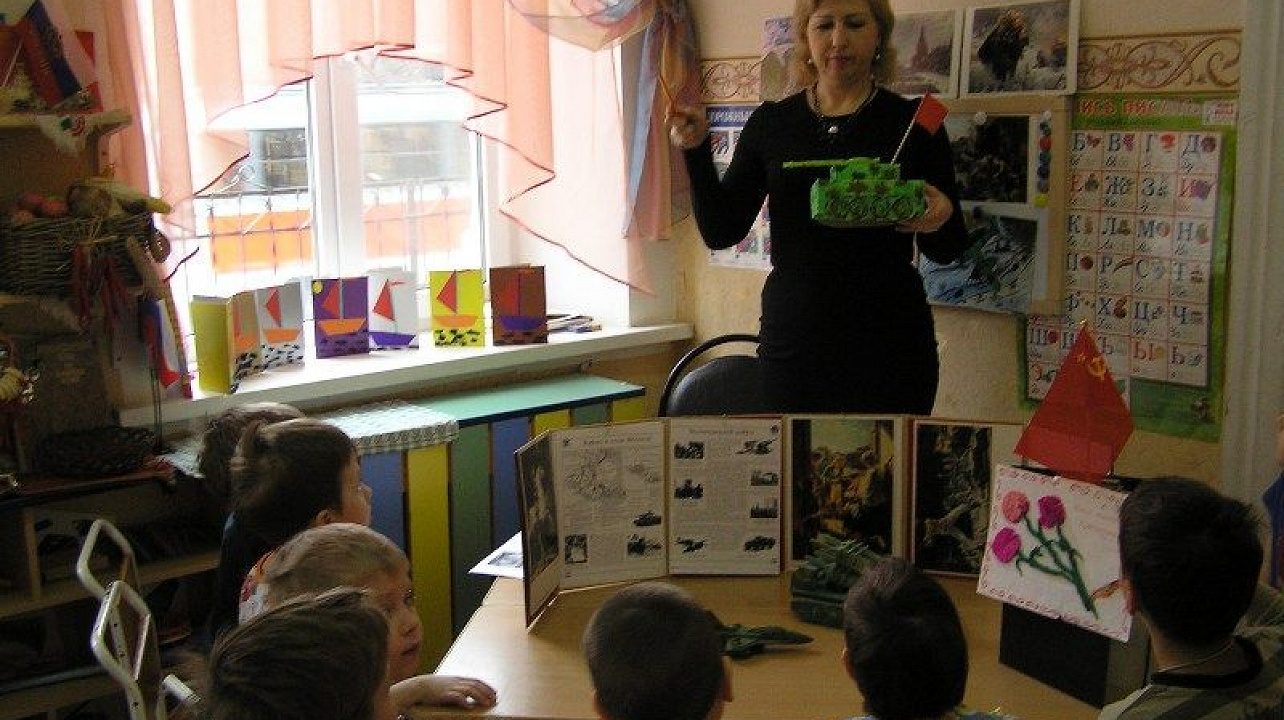 В детском саду № 36 прошёл урок мужества, посвященный дню освобождения города Краснодара