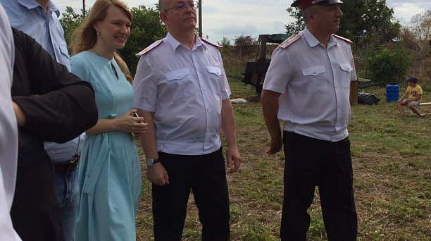 Казачьи игры в хуторе Ленина