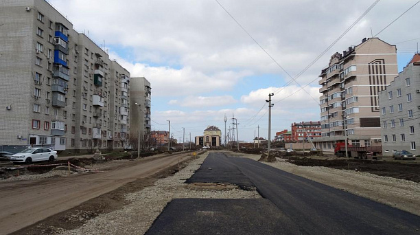 Продолжается реконструкция улицы Восточно-Кругликовская