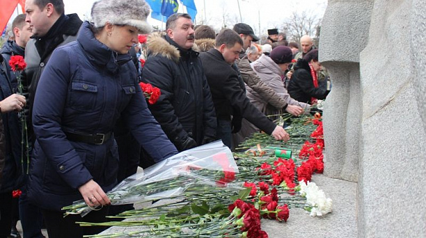 Жители Центрального округа приняли участие в торжественном митинге, посвященном освобождению Краснодара от немецко-фашистских захватчиков
