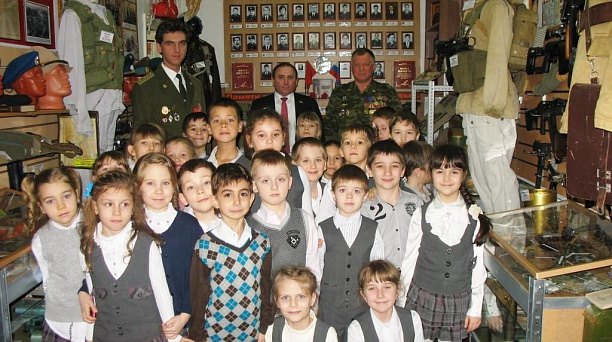 Учащиеся прикубанского лицея №64 посетили музей воинов-интернационалистов