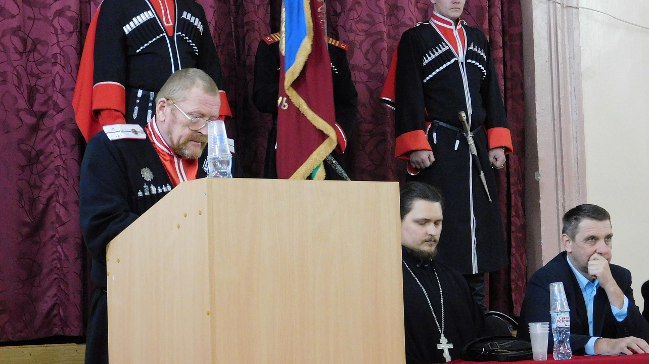 Состоялся отчетный годовой сбор казаков Пашковского станичного казачьего общества.