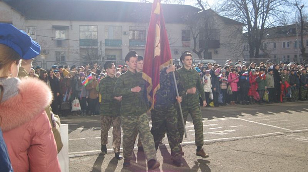В школе № 47 состоялось мероприятие, посвященное военно-патриотической работе