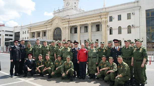 Атаман встретил казаков-участников парада Победы