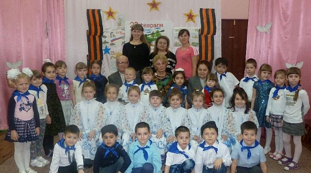 В гости к ребятам из детского сада № 30 Западного округа пришли ветераны