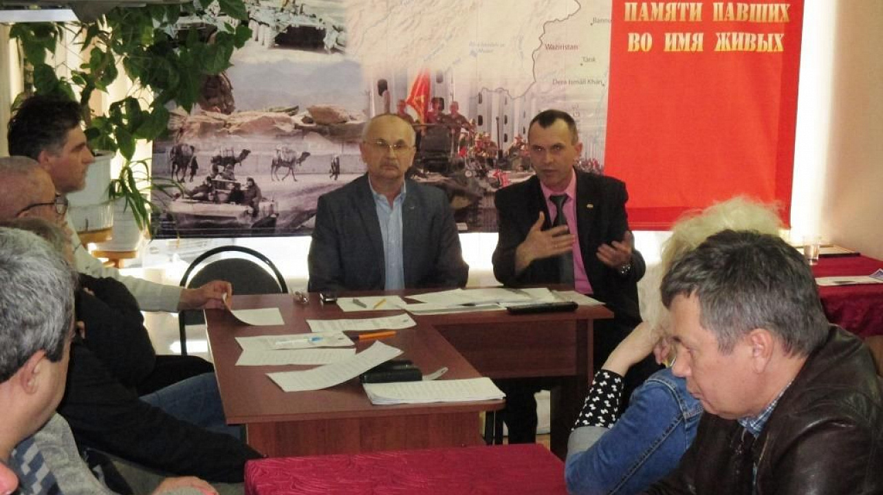 Председатель городской организации «Российский Союз ветеранов Афганистана» поблагодарил прикубанских афганцев за активную работу