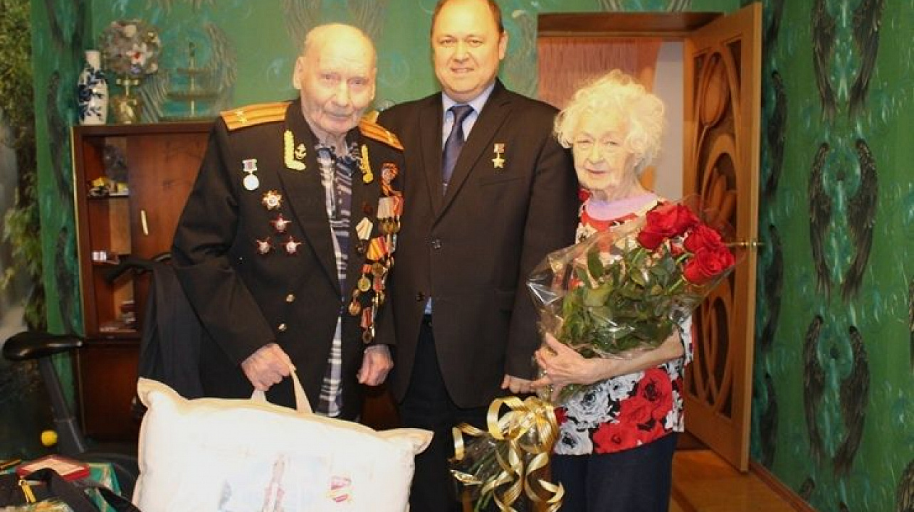 Участнику Великой Отечественной войны Ивану Ивановичу Гайдуку исполнилось 95 лет