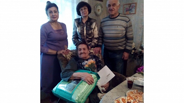Жительница округа отпраздновала 95-летие