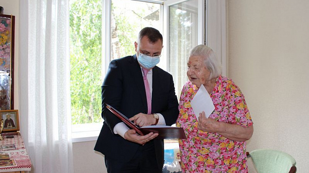 Участница Великой Отечественной войны Мария Ивановна Страбыкина отметила 95-летний юбилей