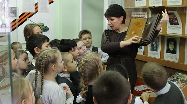 Первоклассники МБОУ СОШ № 68 познакомились с военной историей родного поселка