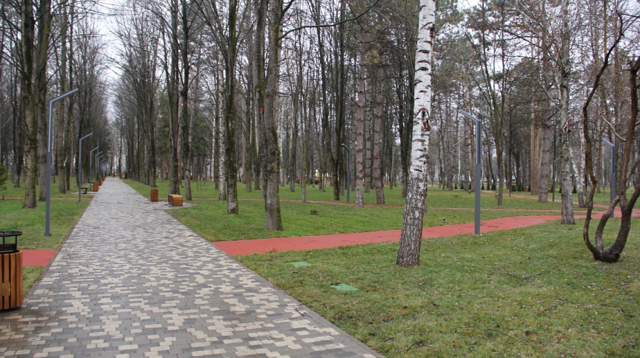 В Краснодаре завершили благоустройство зеленых зон по нацпроекту «Жильё и городская среда»