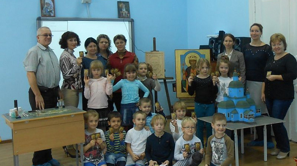 В детском саду № 72 прошло мероприятие «В гости к иконописцу»