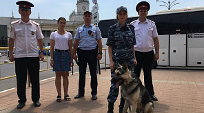 Казаки-дружинники Центрального округа несут службу по охране общественного порядка