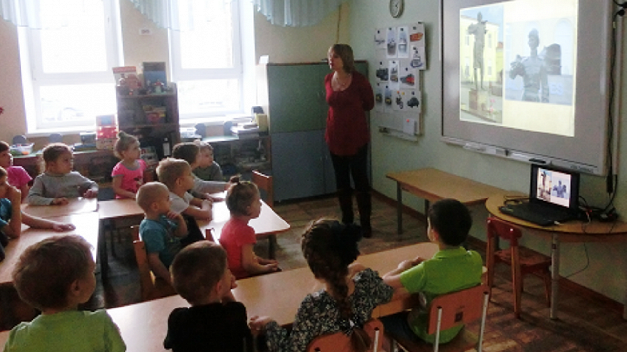 Воспитанники детского сада Западного округа посетили мультимедийную выставку «Освободителям Краснодара посвящается»