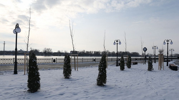 В Краснодаре открыли первую очередь Аллеи 80-летия Краснодарского края в Юбилейном микрорайоне