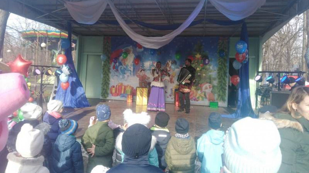 В Чистяковской роще прошла Новогодняя елка