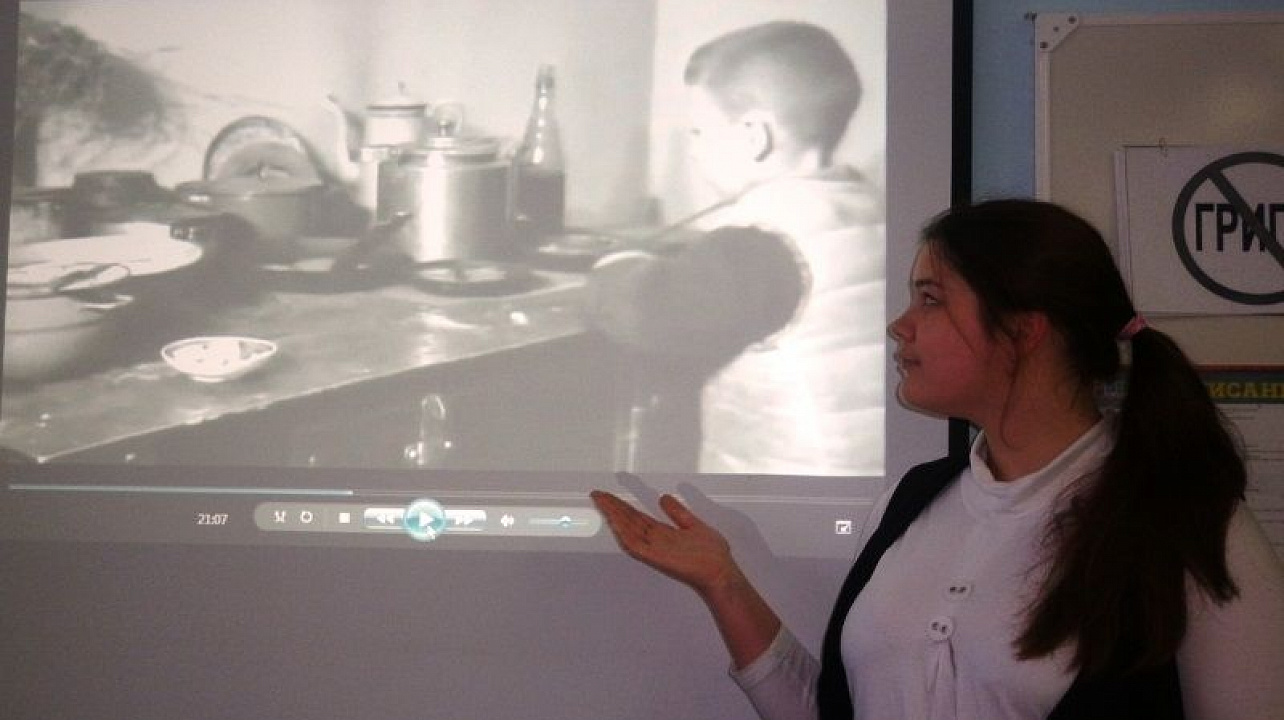 В школе № 6 прошел классный час «Сталинградская битва»