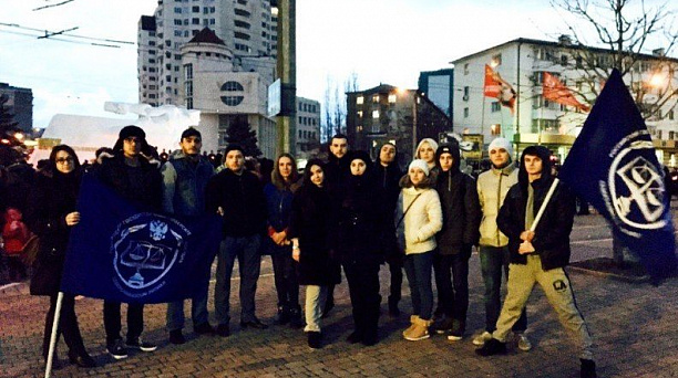 Студенты Центрального округа приняли участие в акции Бескозырка-2017