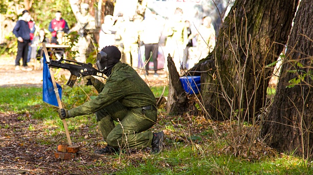 Студенты вузов сыграли в страйкбол 