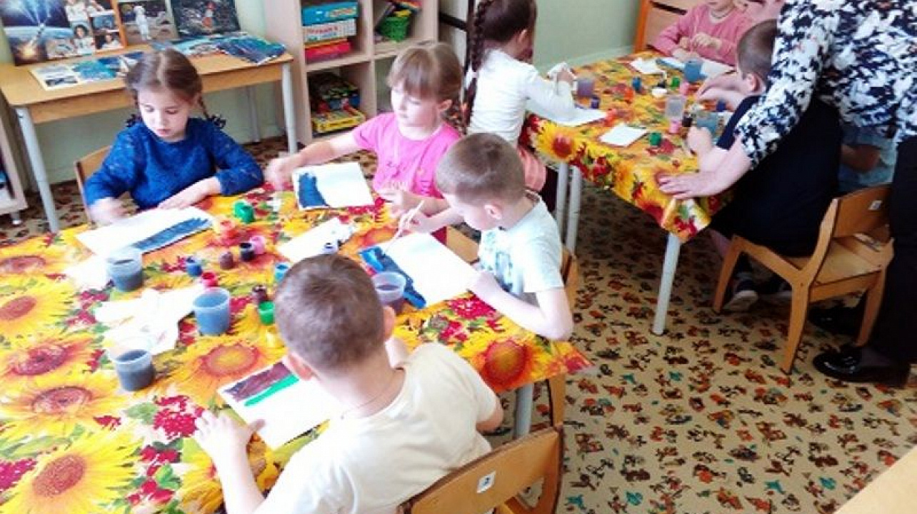 В детском саду Западного округа состоялась беседа-экскурсия на тему: «Что мы знаем о космосе?»