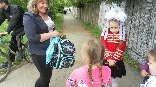 В детском саду Западного округа прошла акция «Георгиевская ленточка из рук детей»