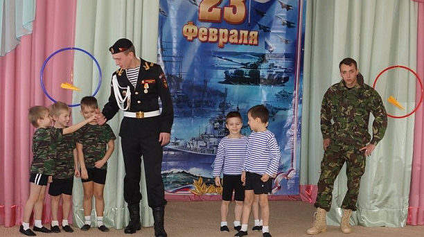 Воспитанники детского сада № 168 встретились с военнослужащими Российской армии