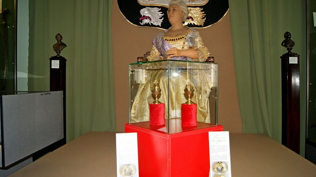 Казаки Екатеринодарского РКО встретили капсулы с землёй с малой родины императрицы Екатерины Великой