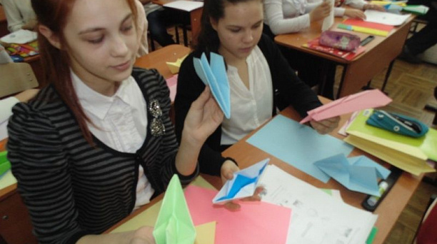 В школе № 34 прошел мастер-класс по теме «Самолёты и корабли»