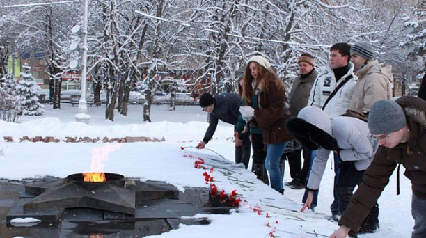 Жители Прикубанского округа почтили память освободителей Краснодара