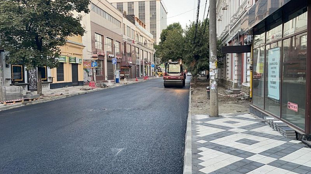 Завершен ремонт улицы Карасунской