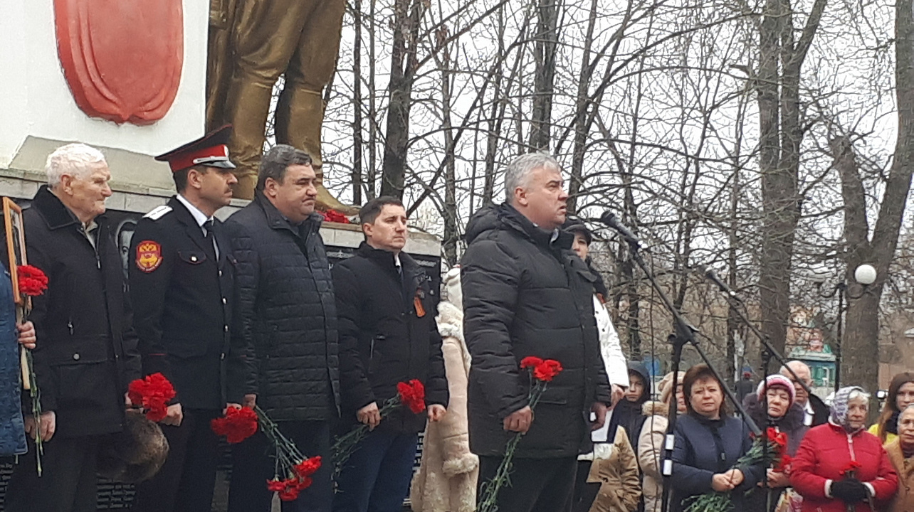 Военно-исторический поисковый клуб «Патриот» КубГТУ принял в торжественной церемонии захоронения останков 19 советских воинов