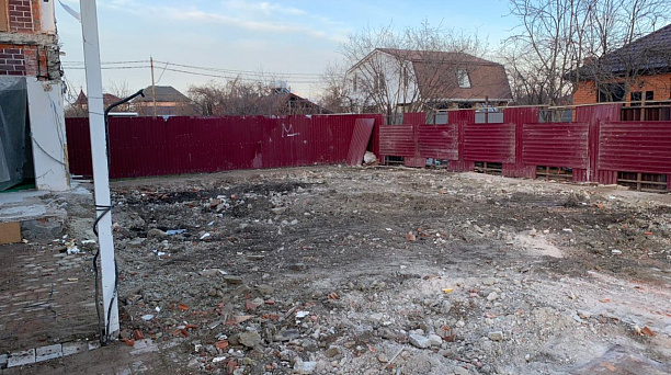 В пригороде Краснодара снесли незаконное капитальное строение