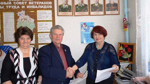 Совет ветеранов Западного округа подписал договор о сотрудничестве с коллегами из Северского района