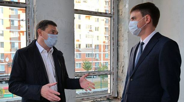 Детсад на 200 мест по улице им. Калинина в Краснодаре готов на 75%