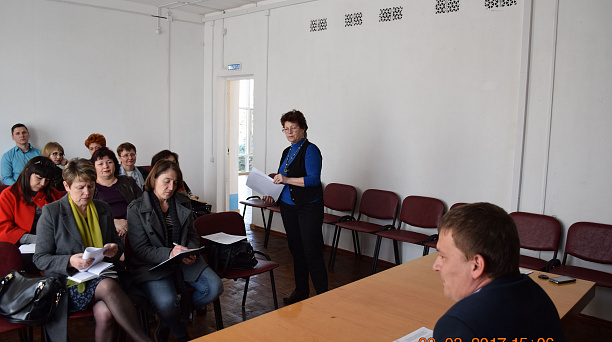 Состоялось совещание с руководителями в станице Старокорсунской