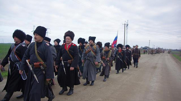 Военно-историческая реконструкция, посвящённая 100-летию  1-го Кубанского (Ледяного) похода