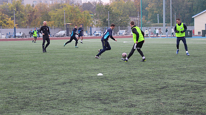 Завершился футбольный матч 8х8 среди студенческих команд  