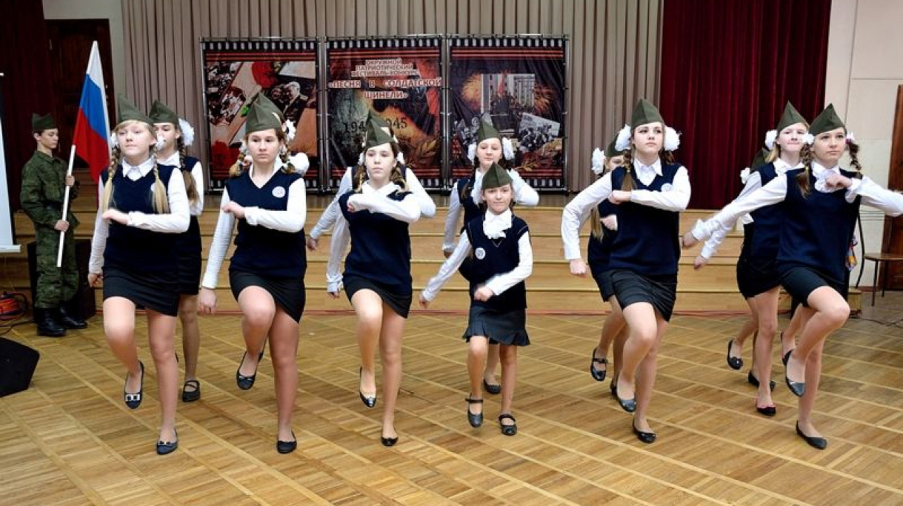В Прикубанском округе состоялся окружной этап городского конкурса патриотической инсценированной песни «Песня в солдатской шинели»
