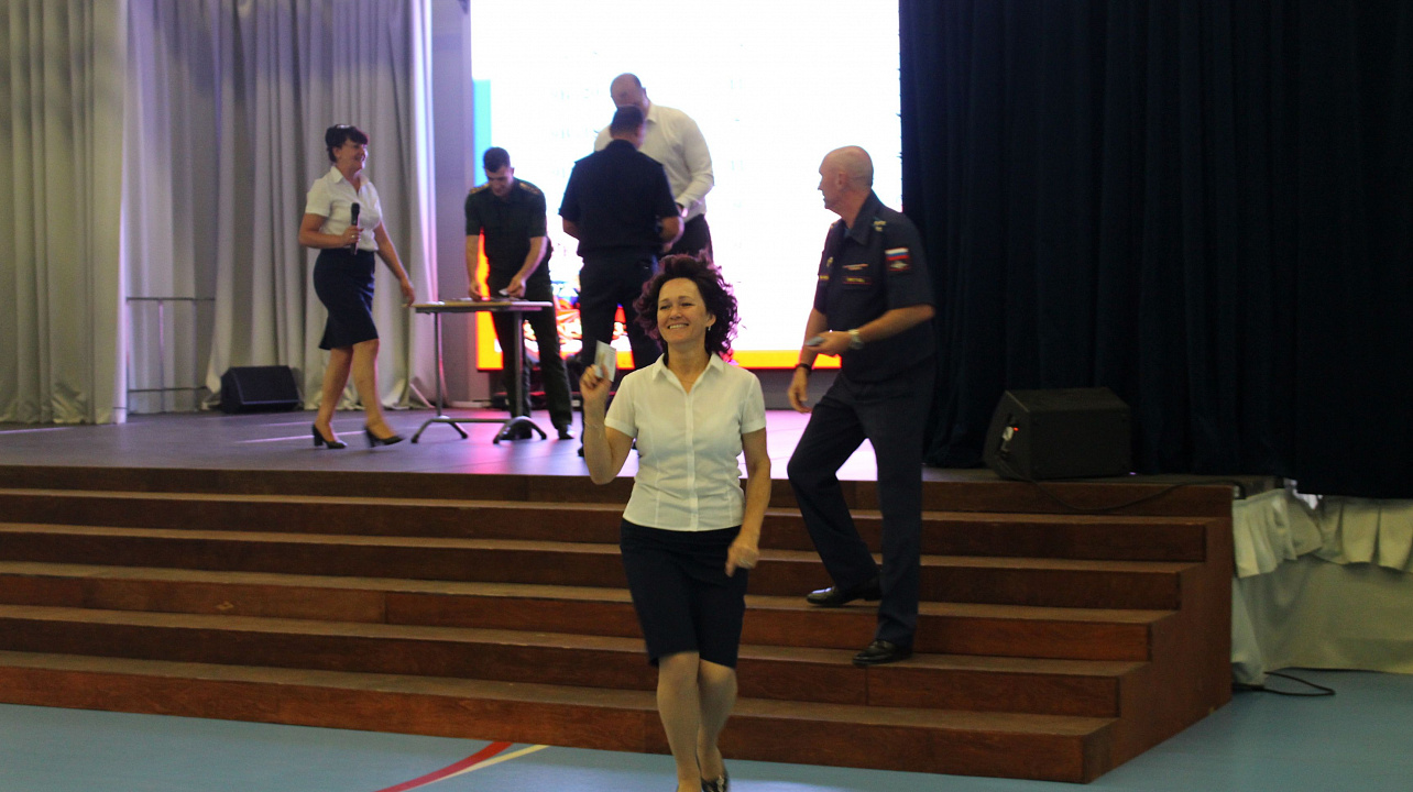 Кадетам вручили знаки ГТО