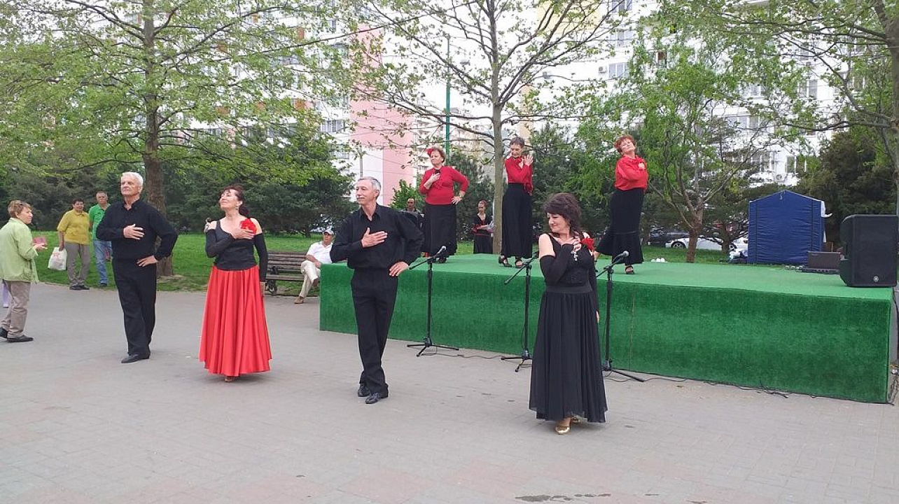 В Юбилейном микрорайоне отметили  Первомай