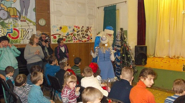 Новогодние мероприятия Всероссийского общества инвалидов в Центральном округе города Краснодара.