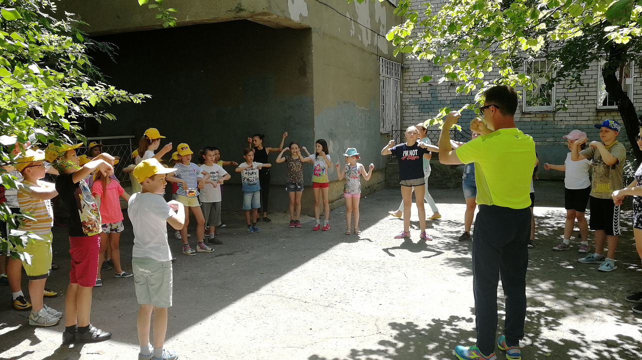 На территории Западного округа прошел урок здоровья