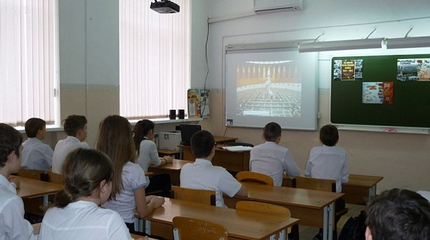 Уроки мужества в школе № 35