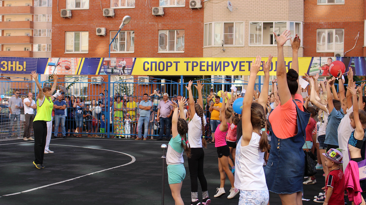 Жители ЖК «Панорама» начали выполнять нормативы ГТО