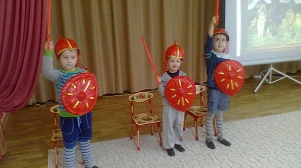 Воспитанникам детского сада № 116 рассказали о защитниках земли русской – богатырях