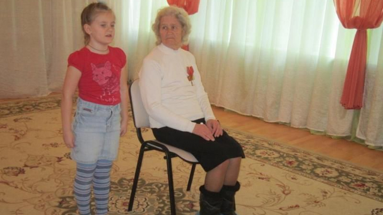 Воспитанники детсада № 94 встретились с ветераном